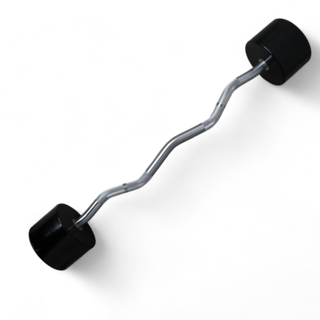Infinité Barra Curva de uretano/Barra Z peso integrado 55 Kg IF-BCU55