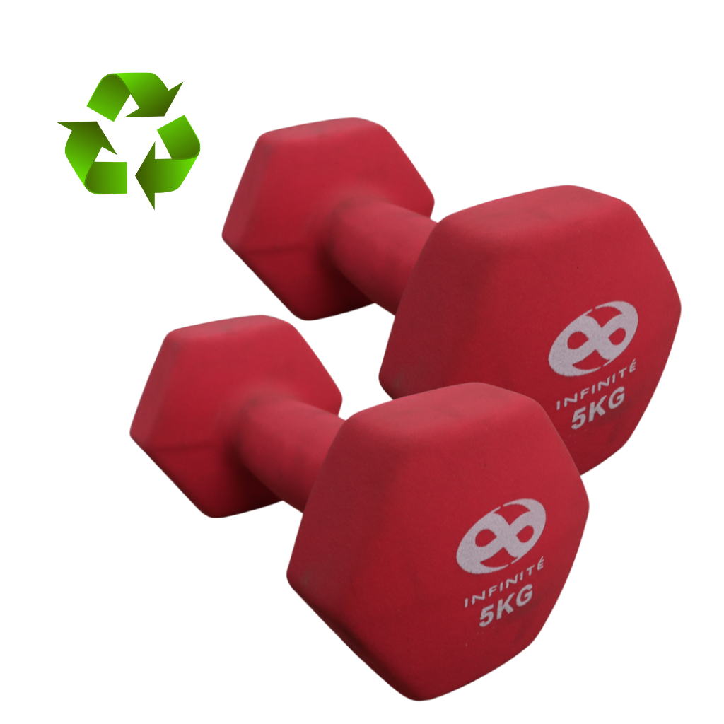 Infinité Par de Mancuernas de Neopreno 5kg ECO-IF-MN5