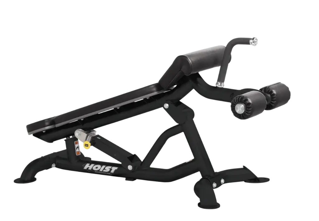 Hoist Banco de abdominales declinado ajustable Negro/ abdominal adjustable bench Black HF-CF-3264 