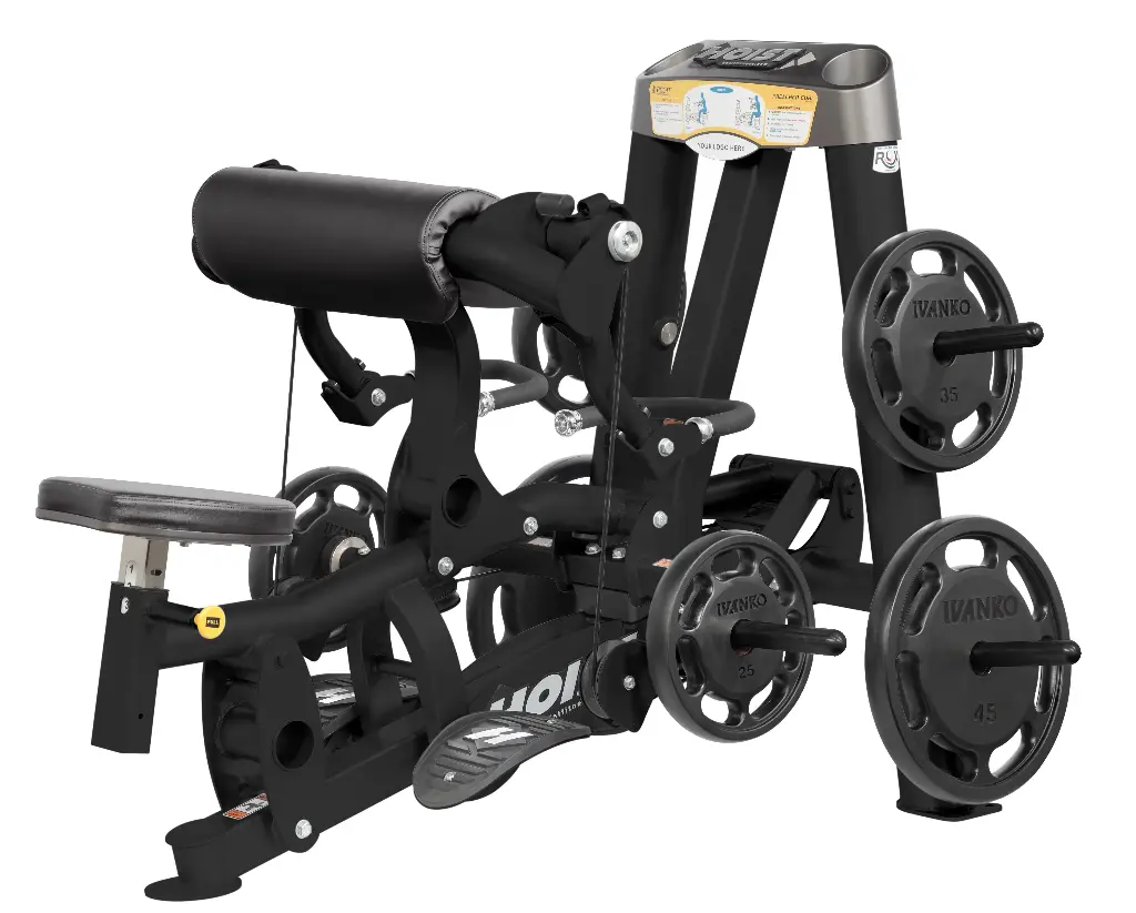 Hoist Fitness Plate Loaded Arm Curl Black / Curl de brazos Biceps Curl Estructura y Tapiz Negro HF-RPL-5102