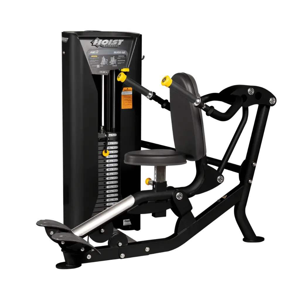 Hoist Fitness Roc-It Seated Dip Black / Fondos sentados Roc-It Negro / HF-RS-2101