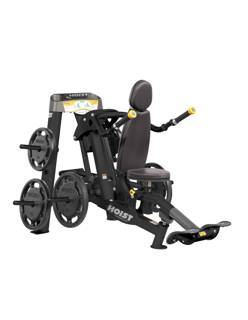 Hoist Fitness Plate Loaded Tricep Dip Black / Fondos de tríceps con carga de disco Negro / HF-RPL-5101