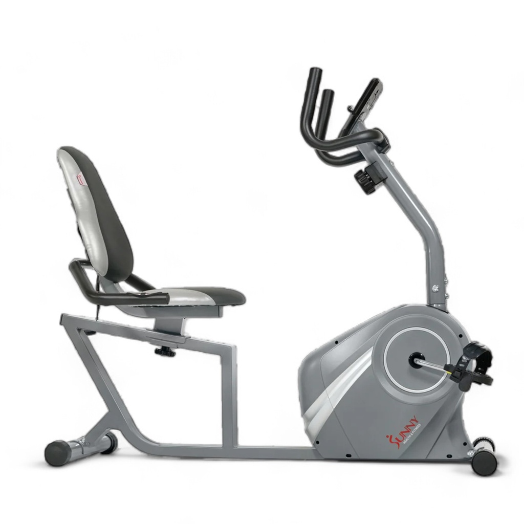 Sunny Health and Fitness Bicicleta recumbente con asiento de apoyo / SF-RB4876