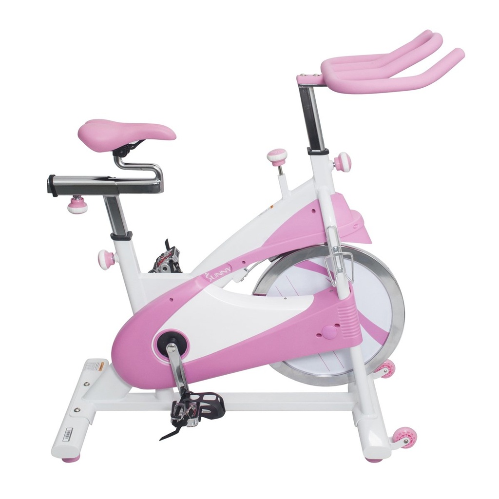 Sunny Fitness Bicicleta Premium de Spinn Rosa tracción por Banda/Bike Pink Belt Drive Premium Indoor Cycling Bike SF-P8150