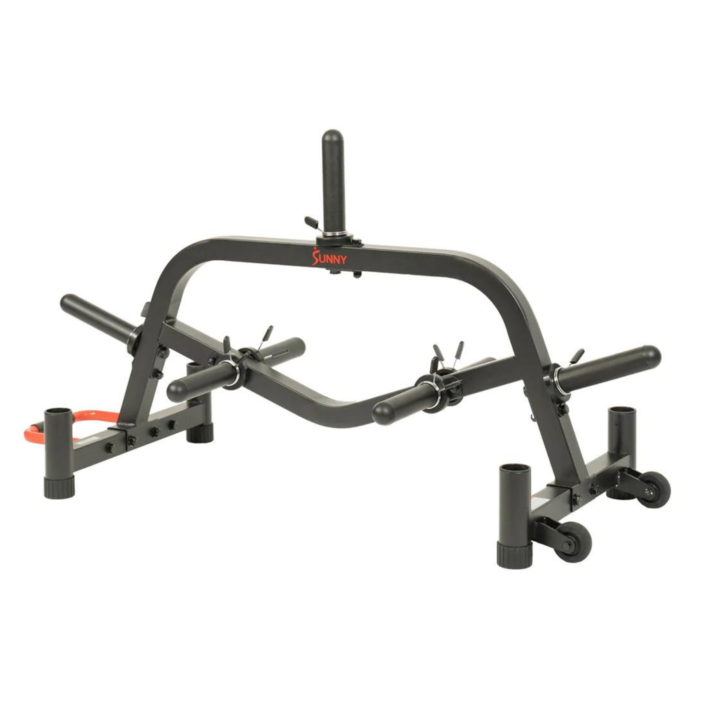 Sunny Health & Fitness Soporte Rack Discos y Barra Movil SF-XF9938