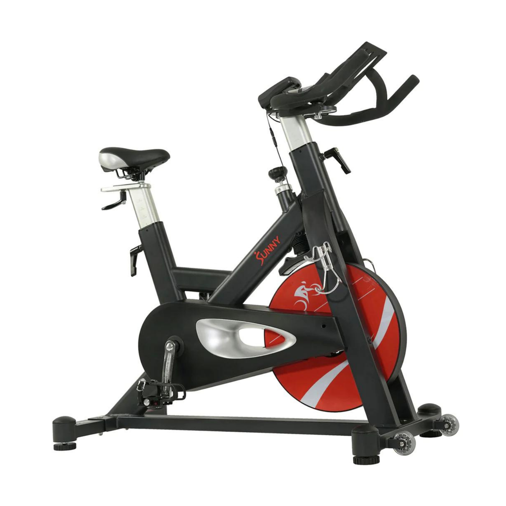 Sunny Fitness Bicicleta Magnética Profesional para Cycling Evolution Pro II con base para dispositivos y display incluido (SF-B1986)