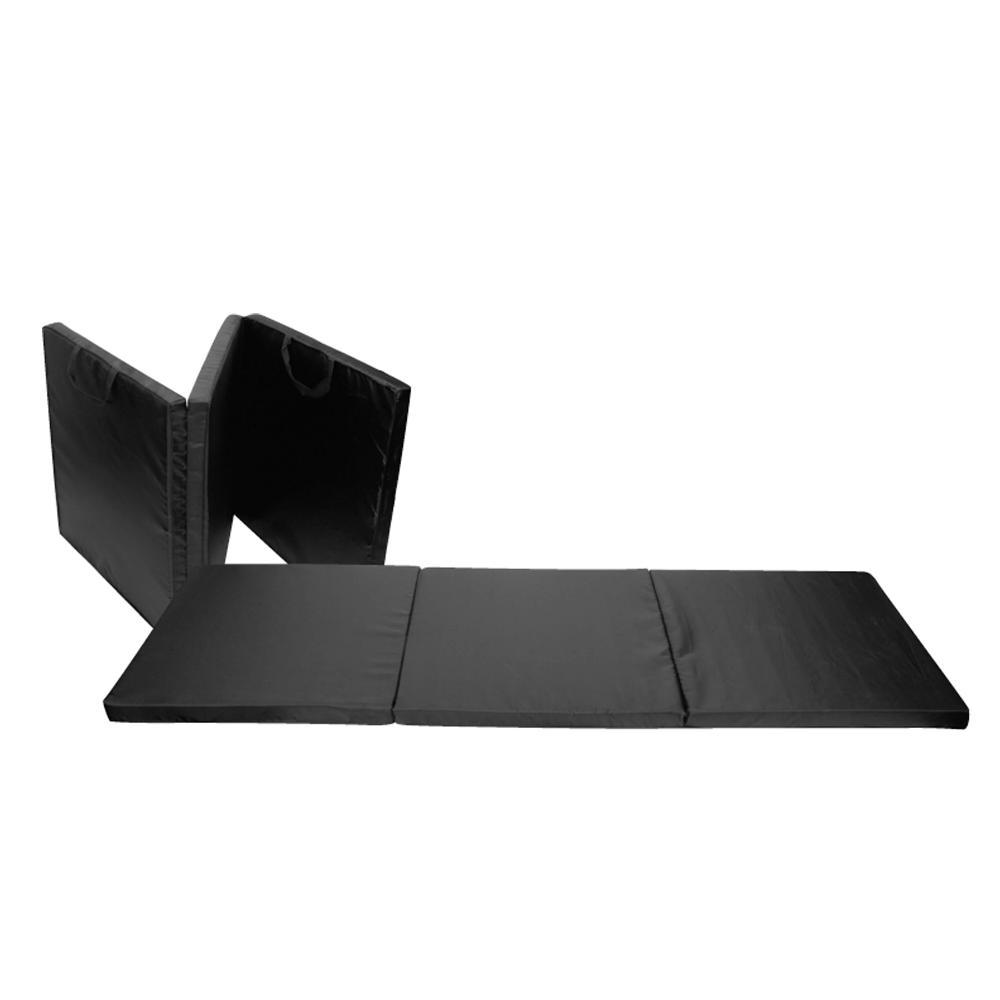 Mat de Ejercicio de Tres Pliegues Marca Sunny Health & Fitness SF-NO.048