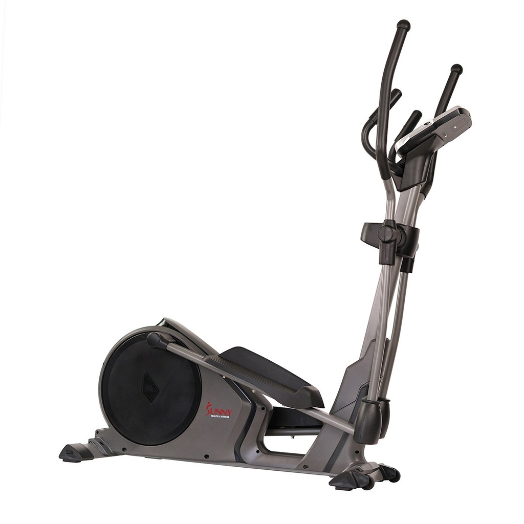 Sunny Fitness Eliptica Magnetica con soporte de dispositivos monitor programable y mide FC