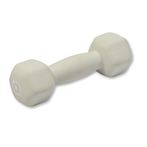 Body Solid Mancuerna de Vinil de 4 LB Gris (1 Pieza) BSTND4