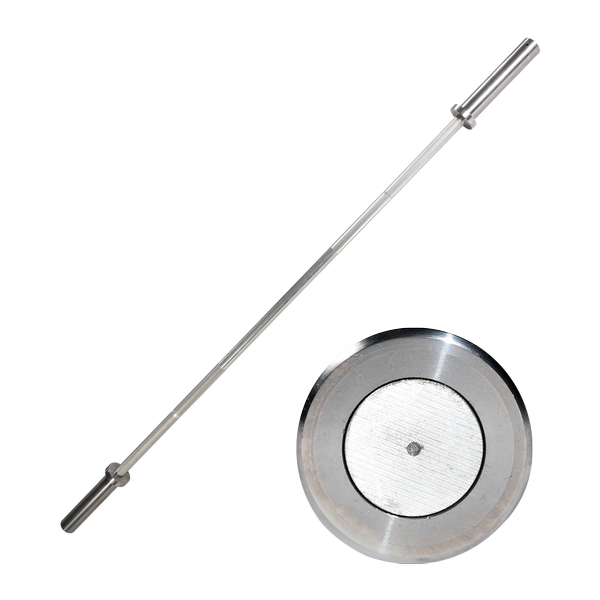 BARRA RECTA SEMI OLIMPICA ALUMINIO BODYSOLID 180 CM PESO 6.8 KG BS-OB72A15