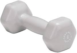 Body Solid Mancuerna de Vinil de 4 LB Morado (1 Pieza) BSTVD4