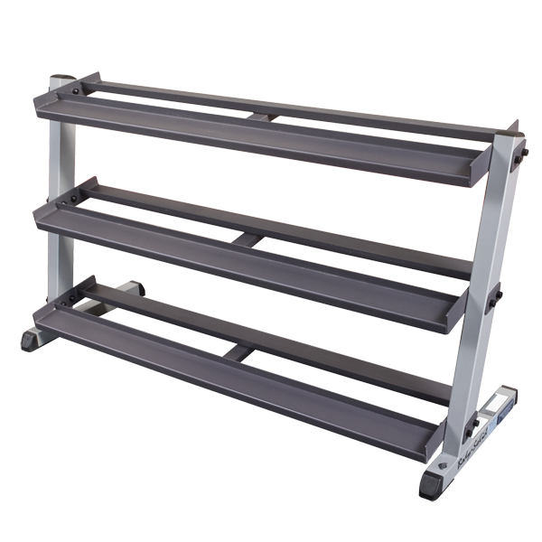 BODYSOLID PRO DUMBELL RACK HEX/RACK PARA MANCUERNA HEXAGONAL 3 NIVELES BS-GDR60-3