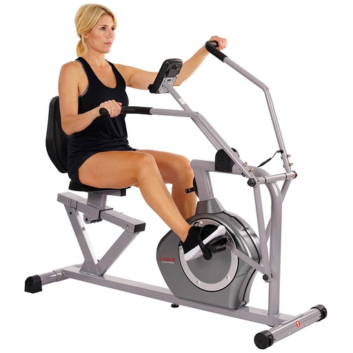 [SF-RB4708] SUNNY HEALTH FITNESS BICICLETA RECUMBENTE MAGNETICA CON BRAZOS  SF-RB4708