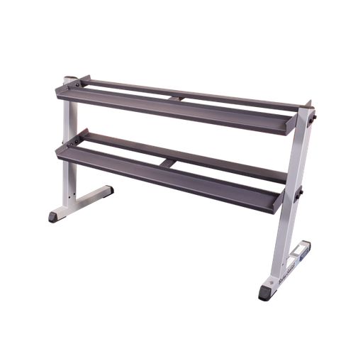 [GDR60-2] Body Solid Rack Para Mancuernas Hexagonales 2 Niveles GDR60-2