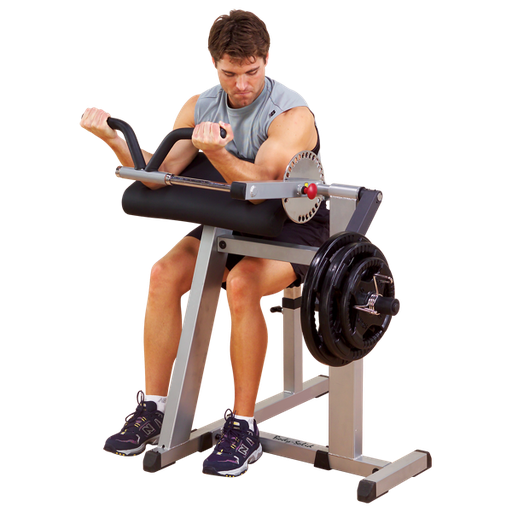 [BS-GCBT380] Body Solid Bíceps y Tríceps cargado de discos GCBT380