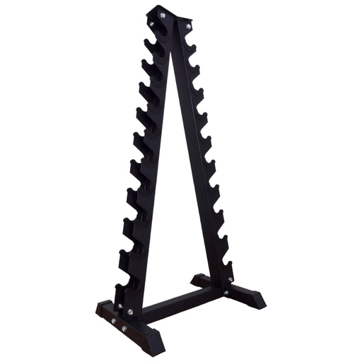 [BT-ER10] Soporte o Rack para mancuernas hexagonales y vinilicas-10 pares (1 a 10 Kg) BT-ER10