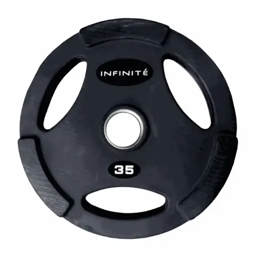 [IF-50/35LB] Infinité Disco Olimpico Profesional Forro de goma de alta resistencia 35 Lb IF-50/35LB