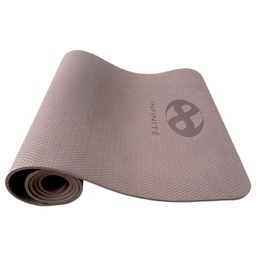 [IF-TY1] INIFINITé Tapete Mat de Yoga Pilates doble capa 0.6cm*61cm*183cm color Beige IF-TY1