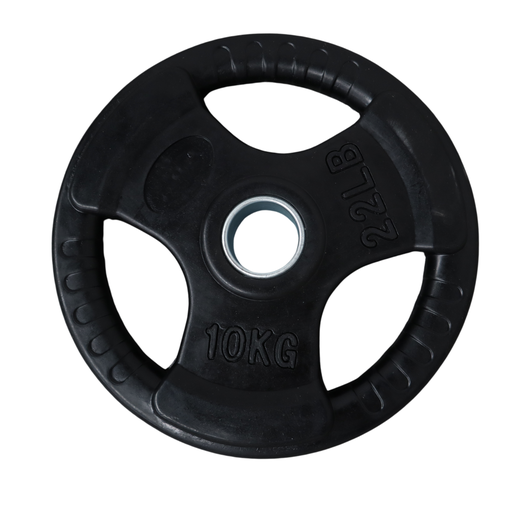 [IF-WG002-10] INFINITÉ DISCO OLIMPICO NEGRO FORRO DE GOMA 3 PERFORACIONES 10 KG/3-HOLES BLACK RUBBER  PLATE  10 KG