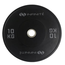 [IF-BPN10] INFINITÉ BUMPER PROFESIONAL NEGRO 10 KG / BLACK BUMPER PLATE 10 KG