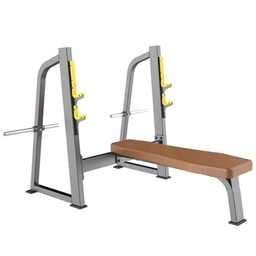 [IF-F43] INFINITé Banco Plano Olimpico uso comercial para gimnasio disponible en color Negro IF-F43