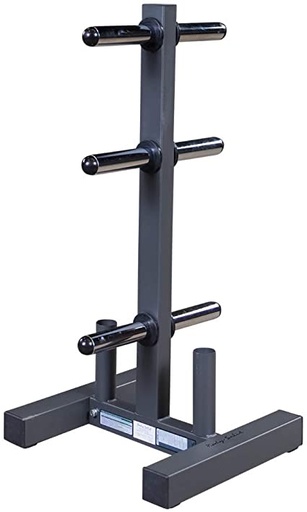 [BS-WT46] Body Solid Rack de Discos y Sujetador de barras Olímpicas BS-WT46