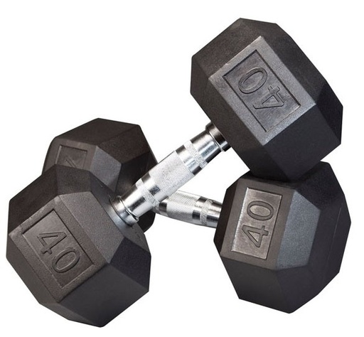 [BS-SDR50] BODY SOLID MANCUERNAS HEXAGONALES 50 LIBRAS (PAR) BS-SDR50