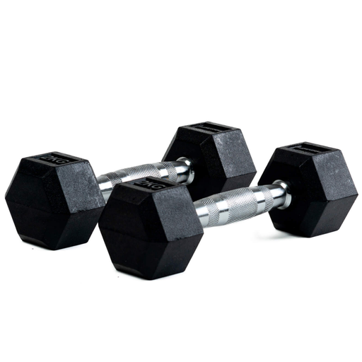[BT-H2] Par de Mancuernas Hexagonales de 2 Kg BT-H2