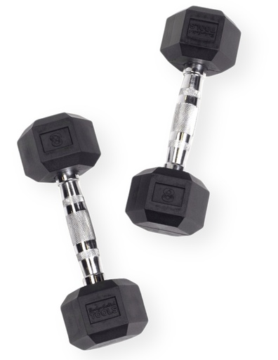 [SDR8] BODYSOLID MANCUERNA HEXAGONAL 8 LIBRAS (PAR) SDR8