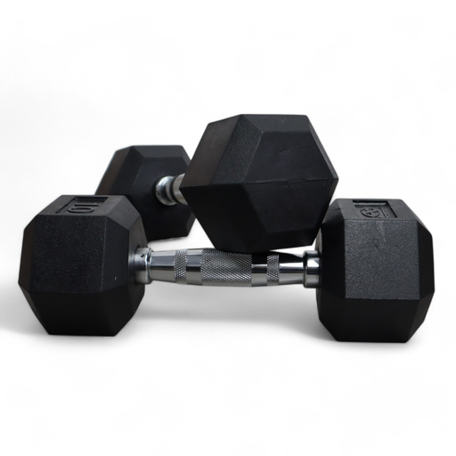 [IF-HL10] Infinité Mancuerna Hexagonal Goma de alta Resistencia Par 10 Lb IF-HL10