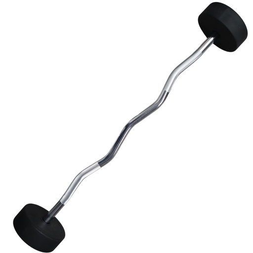 [IF-LEBC20] Infinité Barbell EZ Curl/Barra Curva/Barra Z peso integrado 20 Kg Línea económica IF-LEBC20