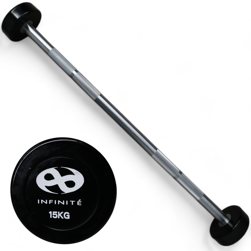 [IF-BRU15] Infinité Barra Recta de Uretano Peso integrado 15 Kg / Barbell Straight IF-BRU15