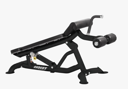 [HF-CF-3264] Hoist Banco de abdominales declinado ajustable Negro/ abdominal adjustable bench Black HF-CF-3264 