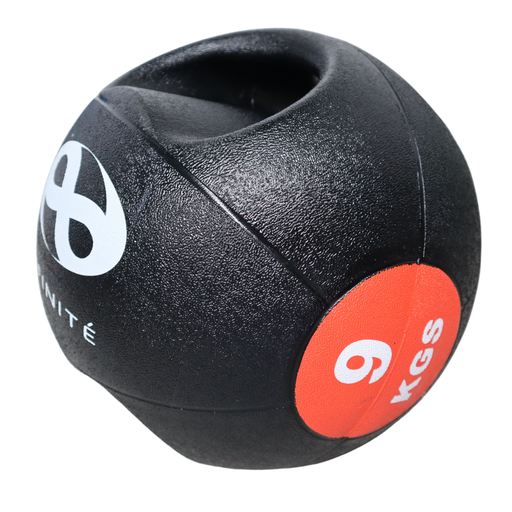 [IF-MB9] Infinité Balón medicinal con agarre 9kg/ Medicinal Ball with grip 9 kg IF-MB9
