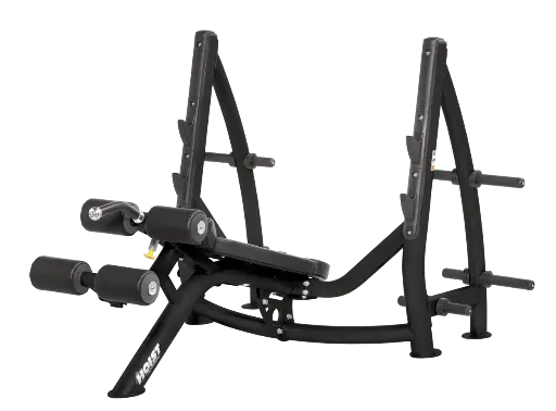 [HF-CF-3177-A] Hoist Fitness Banco Declinado olímpico con almacenamiento/Olympic Decline Bench With Storage HF-CF-3177-A